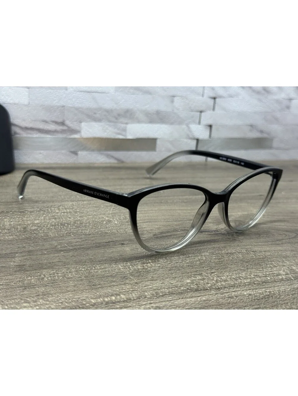 Armani Exchange AX3053 8255 Eyewear, 53[]16-140 Black Eyeglasses Frames + Case